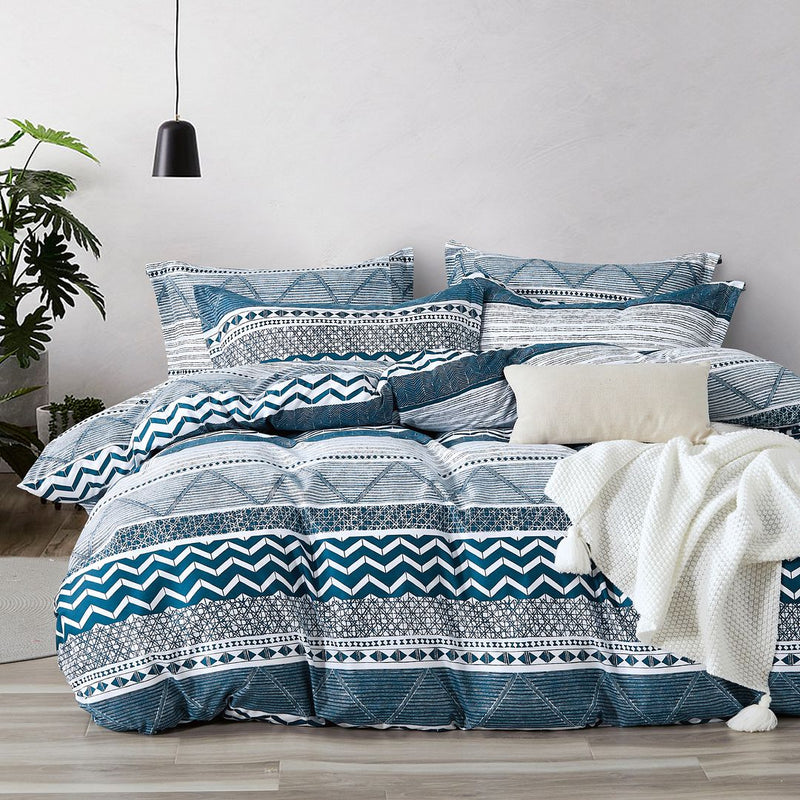 Dennings Super King Size Quilt/Doona/Duvet Cover Set Payday Deals