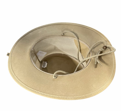 Dents Cooler Western Wide Brim Hat Sun Summer Outback Breathable - Stone - X-Large Payday Deals