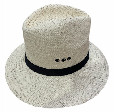 Dents DENTS Woven Paper Straw Panama Hat Trilby Fedora - L/XL (One Size) Payday Deals