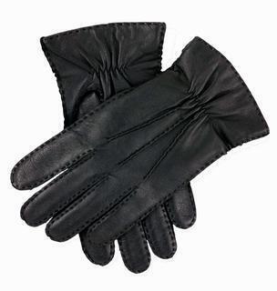 DENTS Men's Premium Kangaroo Leather Cashmere Lined Gloves Winter Gift - Black Payday Deals