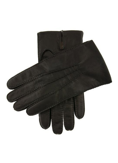 Dents Mens Cashmere Lined Handsewn Kangaroo Leather Gloves - Black