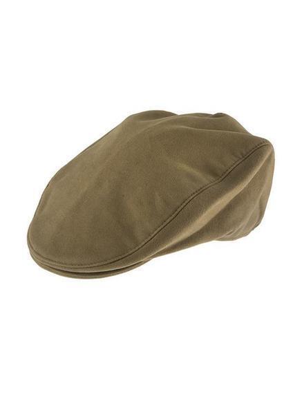 Dents Mens Moleskin Flat Cotton Cap Ivy Hat - Camel - Medium Payday Deals