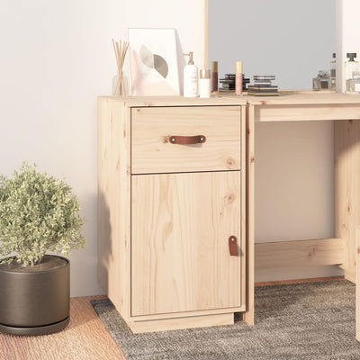 Desk Cabinet 40x50x75 cm Solid Wood Pine Payday Deals