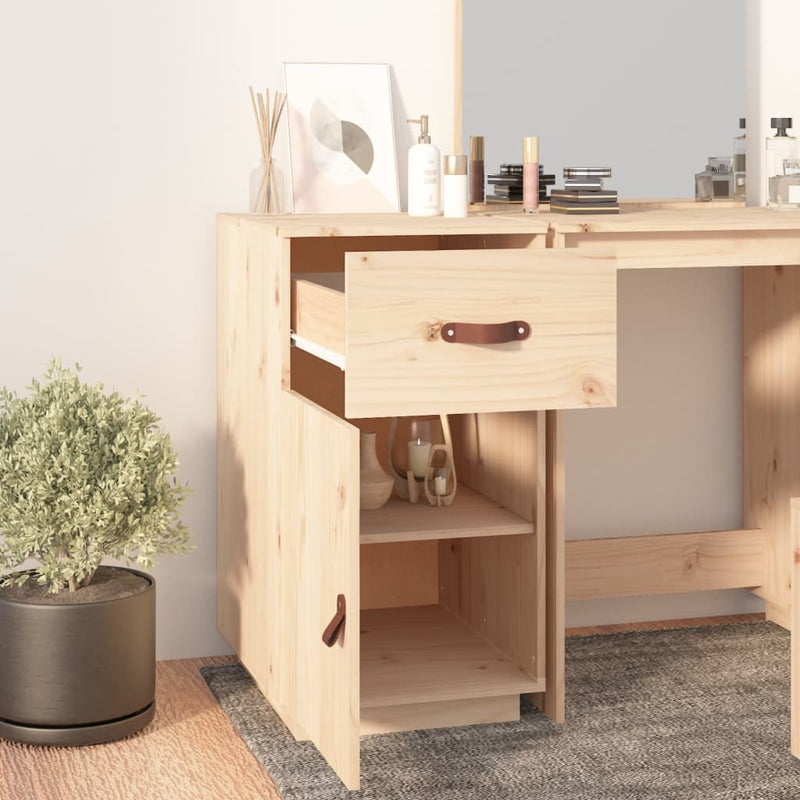 Desk Cabinet 40x50x75 cm Solid Wood Pine Payday Deals