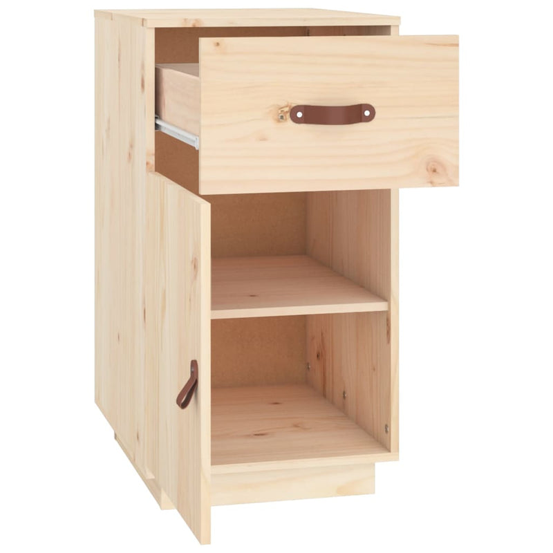 Desk Cabinet 40x50x75 cm Solid Wood Pine Payday Deals