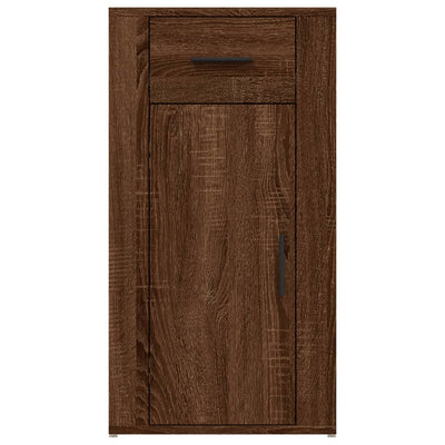 Desk Cabinet Brown Oak 40x49x75 cm Engineered Wood Payday Deals