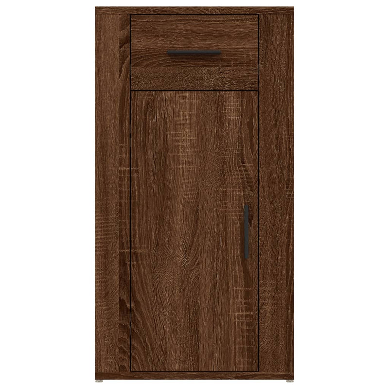 Desk Cabinet Brown Oak 40x49x75 cm Engineered Wood Payday Deals