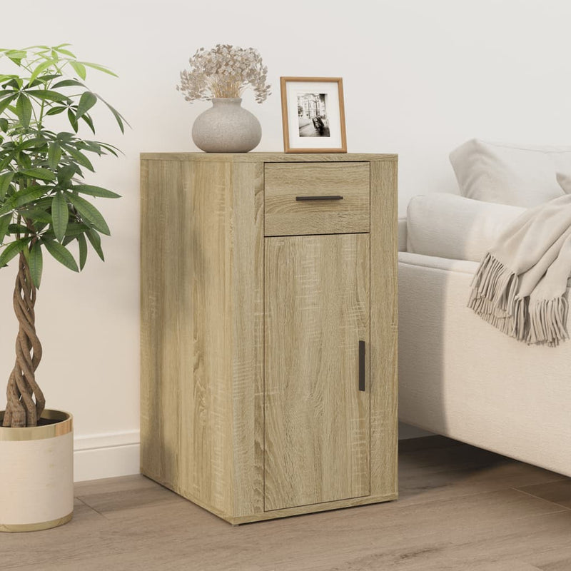 Desk Cabinet Sonoma Oak 40x49x75 cm Engineered Wood Payday Deals