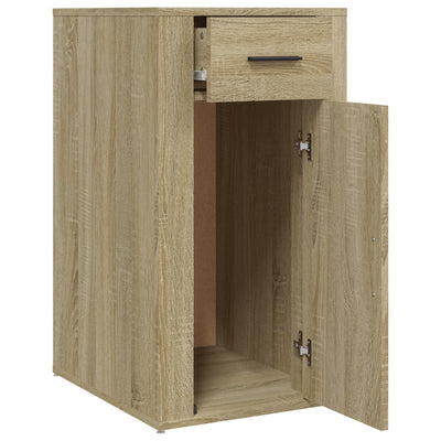 Desk Cabinet Sonoma Oak 40x49x75 cm Engineered Wood Payday Deals
