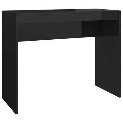 Desk High Gloss Black 90x40x72 cm Engineered Wood Payday Deals