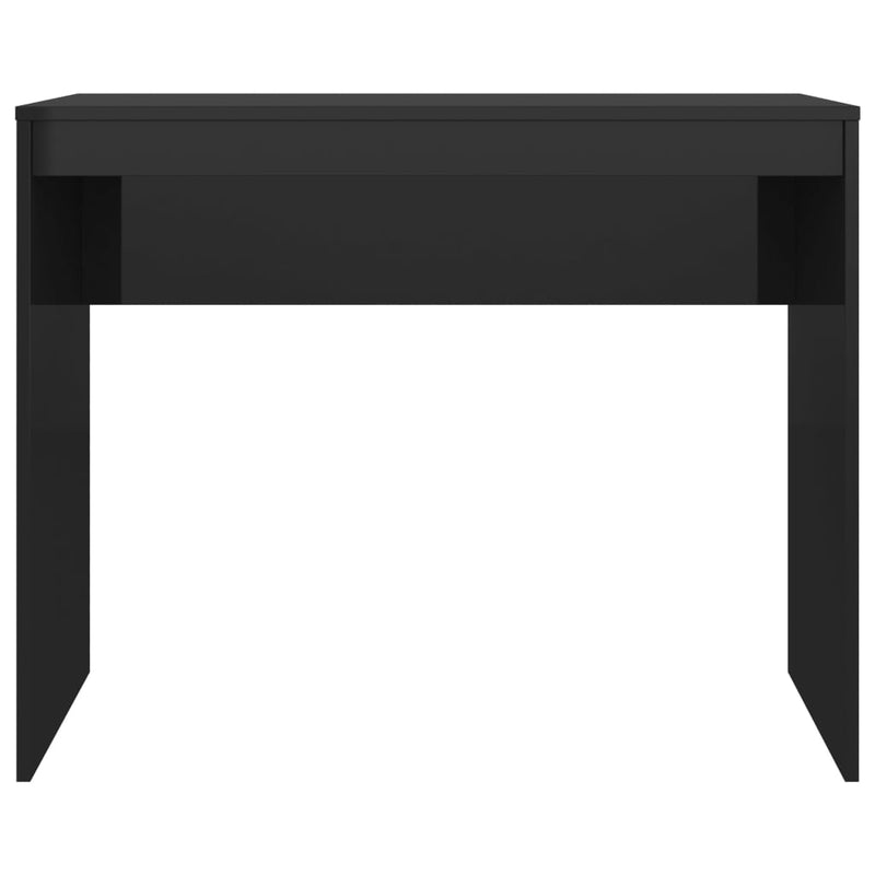 Desk High Gloss Black 90x40x72 cm Engineered Wood Payday Deals