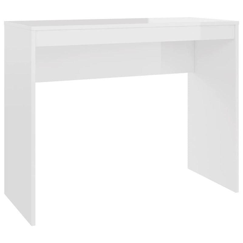 Desk High Gloss White 90x40x72 cm Engineered Wood Payday Deals