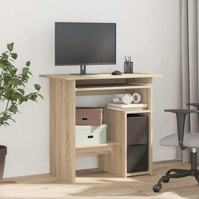 Desk Sonoma Oak 80x45x74 cm Engineered Wood Payday Deals
