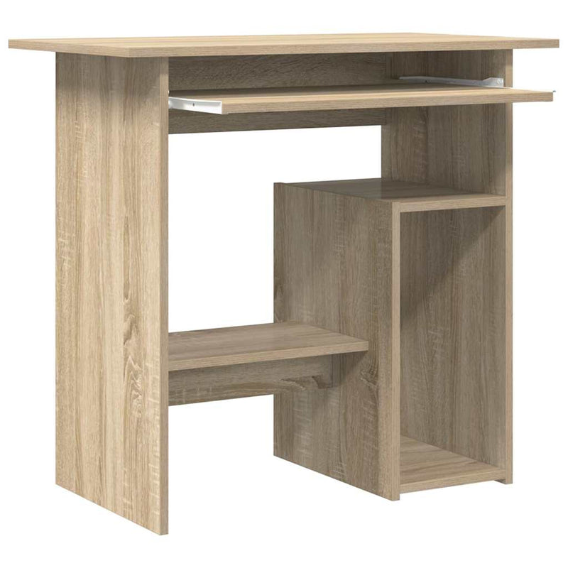 Desk Sonoma Oak 80x45x74 cm Engineered Wood Payday Deals