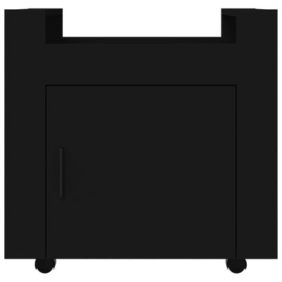 Desk Trolley Black 60x45x60 cm Engineered Wood Payday Deals