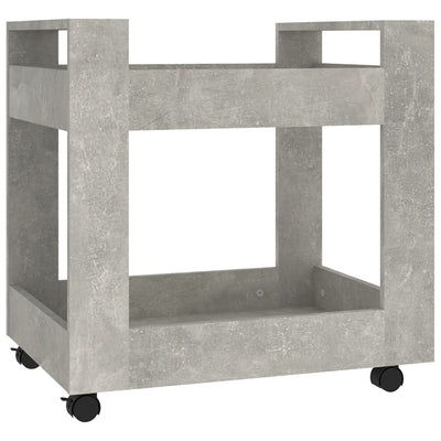 Desk Trolley Concrete Grey 60x45x60 cm Engineered Wood Payday Deals