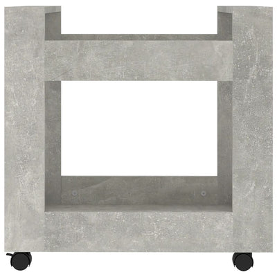Desk Trolley Concrete Grey 60x45x60 cm Engineered Wood Payday Deals