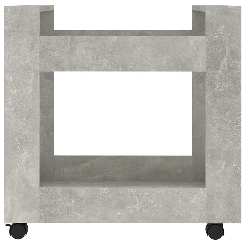 Desk Trolley Concrete Grey 60x45x60 cm Engineered Wood Payday Deals