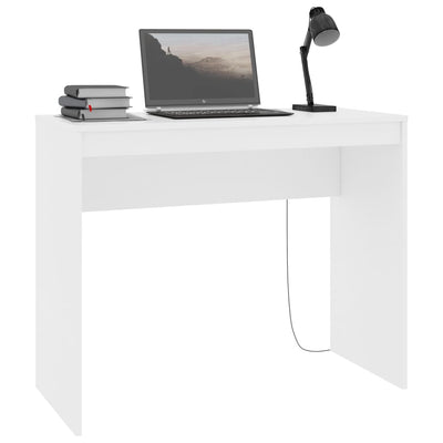 Desk White 90x40x72 cm Engineered Wood Payday Deals