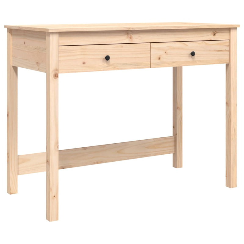 Desk with Drawers 100x50x78 cm Solid Wood Pine Payday Deals