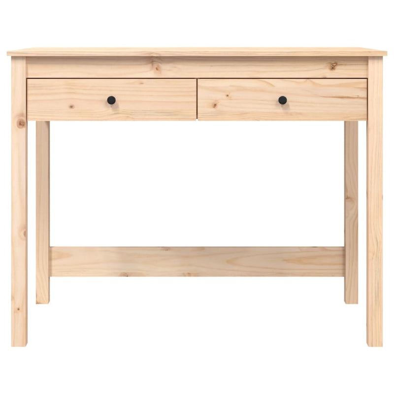 Desk with Drawers 100x50x78 cm Solid Wood Pine Payday Deals