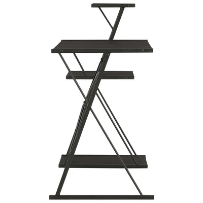 Desk with Shelf Black 116x50x93 cm Payday Deals