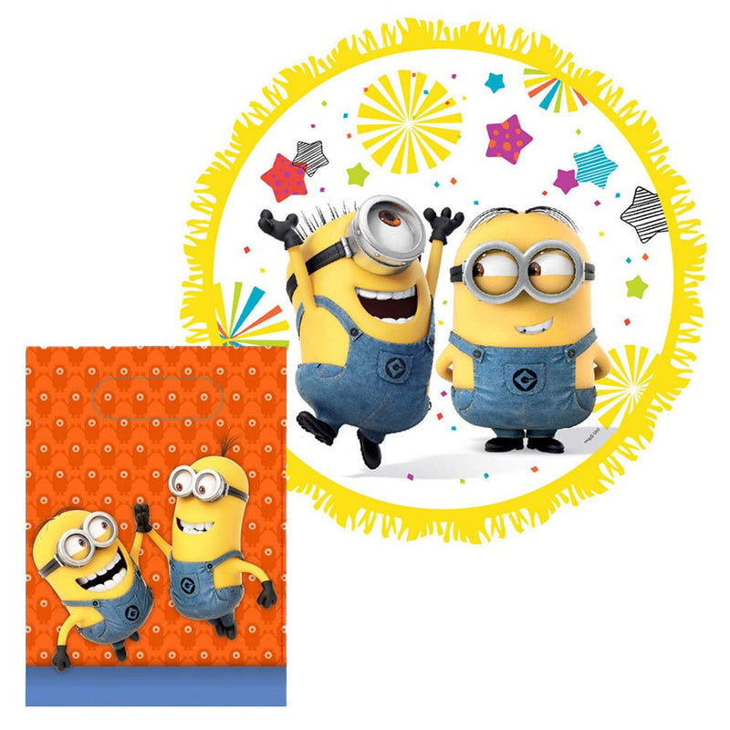Despicable Me Minion Expandable Pinata & Loot Bag 8 Guest Party Pack Payday Deals