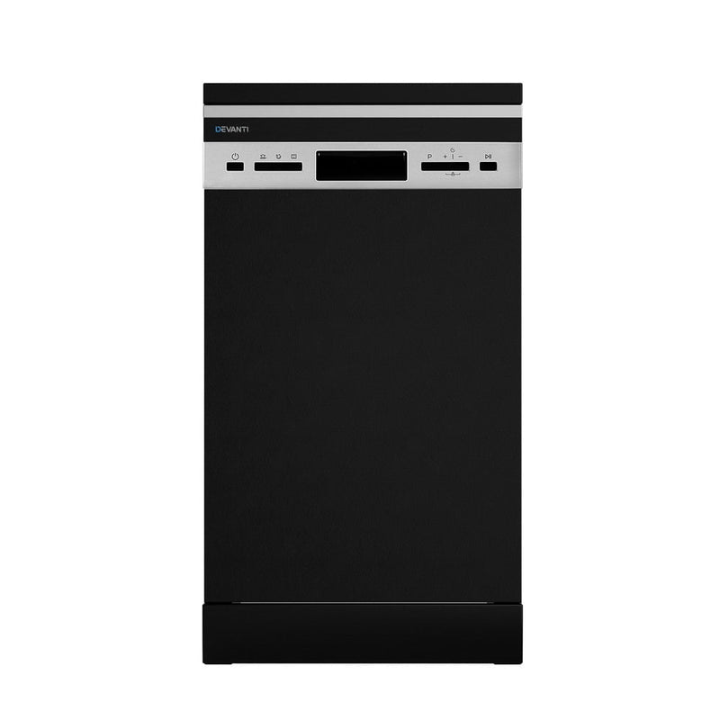 Devanti 10 Place Settings Freestanding Dishwasher Black Payday Deals