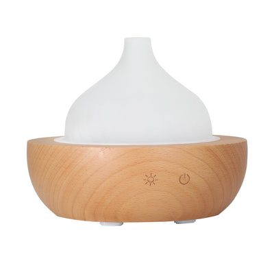 Devanti Aroma Aromatherapy Diffuser LED Oil Ultrasonic Air Humidifier Glass Wood Payday Deals