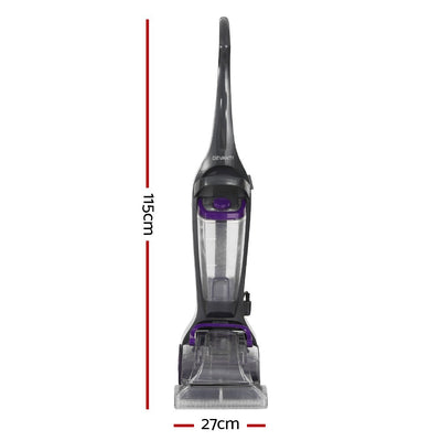 Devanti Carpet Washer Handheld Vacuum Cleaner Sweeper Wet Twin Water Tank 800W Payday Deals