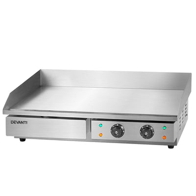 Devanti Commercial Electric Griddle BBQ Grill Hot Plate Stainless Steel 4400W Payday Deals