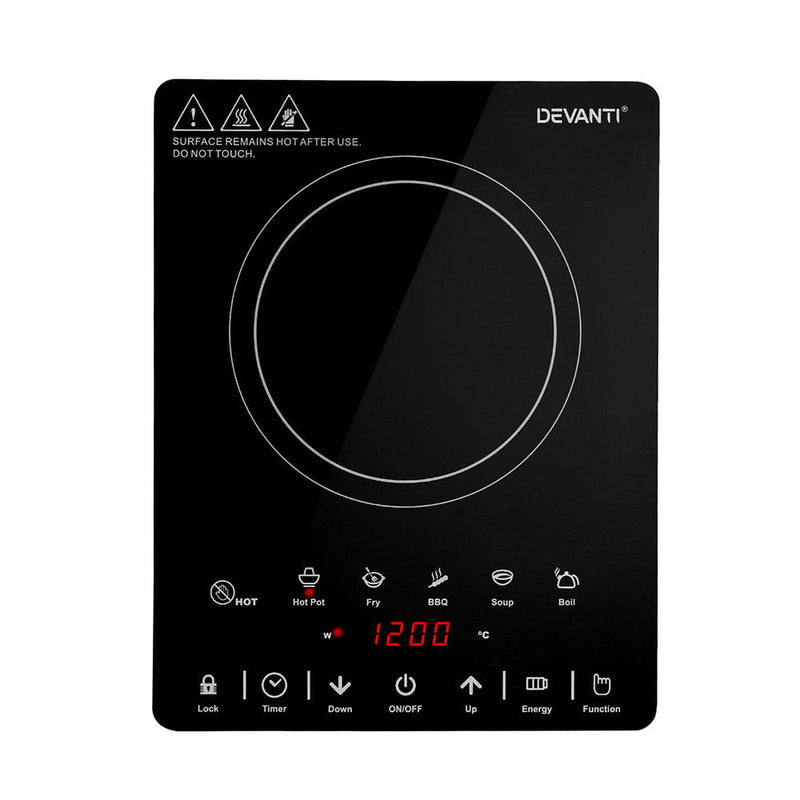 Devanti Electric Ceramic Cooktop 30cm Payday Deals