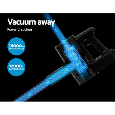 Devanti Handheld Vacuum Cleaner Cordless Bagless Stick Handstick Car Vac 2-Speed Payday Deals