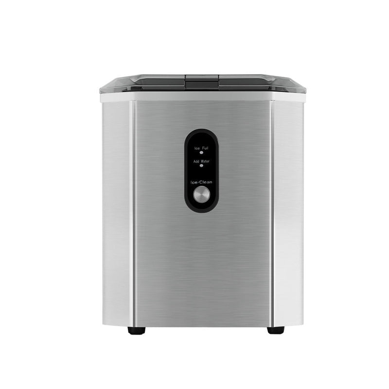 Devanti Portable Ice Maker Machine Ice Cube 12kg Bar Countertop Stainless Steel Payday Deals