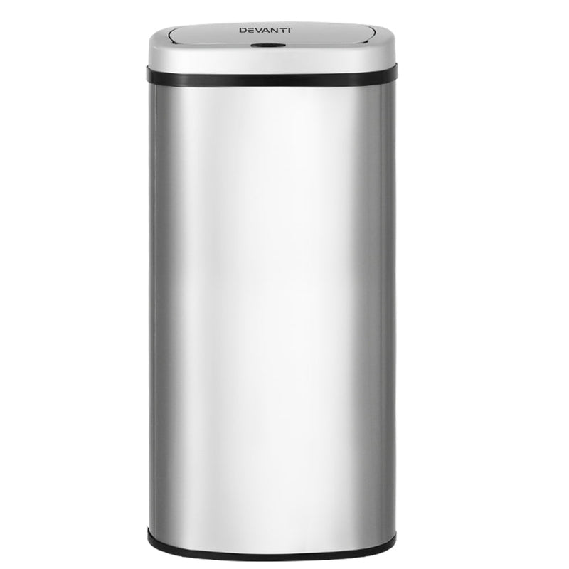 Devanti Sensor Bin 60L Motion Rubbish Stainless Trash Can Automatic Touch Free Payday Deals