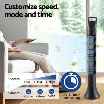 Devanti Tower Fan Oscillating 3 Speeds with Remote 91cm Payday Deals