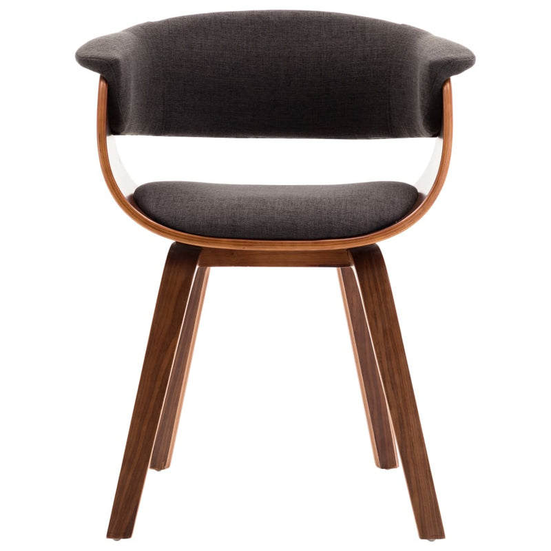 Dining Chair Grey Bent Wood and Fabric Payday Deals