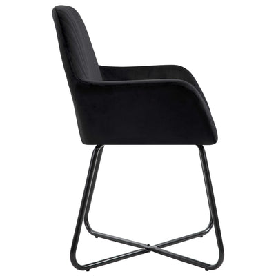 Dining Chairs 2 pcs Black Velvet Payday Deals
