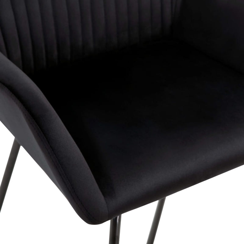 Dining Chairs 2 pcs Black Velvet Payday Deals