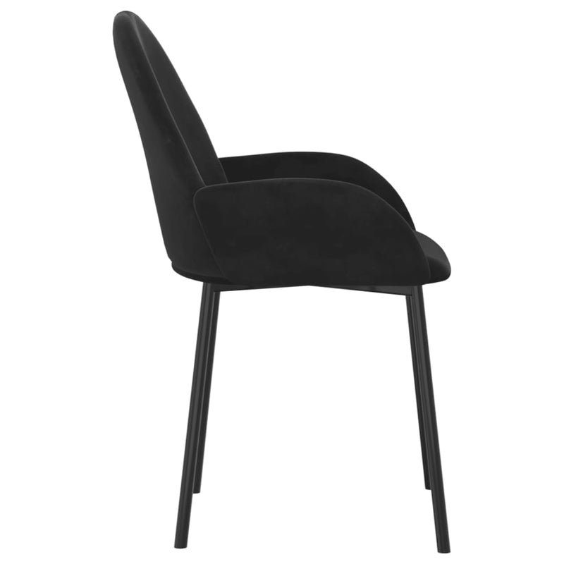 Dining Chairs 2 pcs Black Velvet Payday Deals