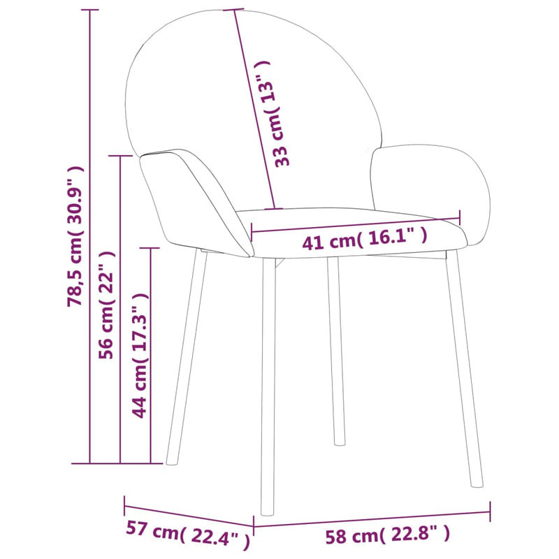Dining Chairs 2 pcs Black Velvet Payday Deals
