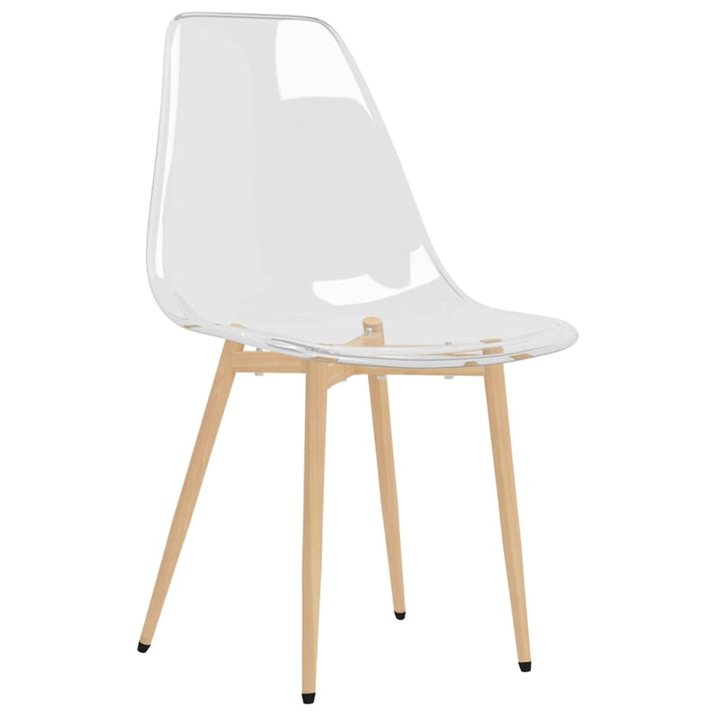 Dining Chairs 2 pcs Transparent PET Payday Deals