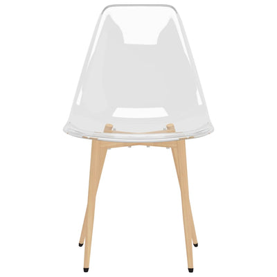Dining Chairs 2 pcs Transparent PET Payday Deals