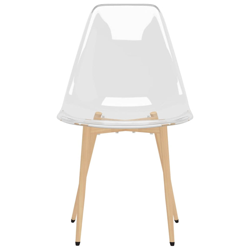 Dining Chairs 2 pcs Transparent PET Payday Deals