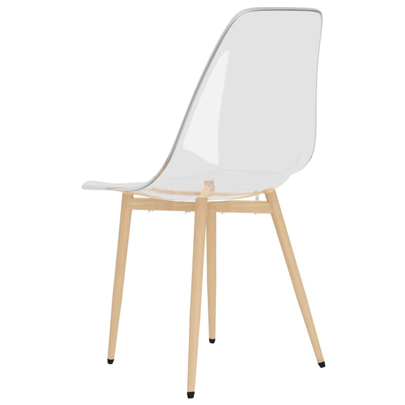 Dining Chairs 2 pcs Transparent PET Payday Deals