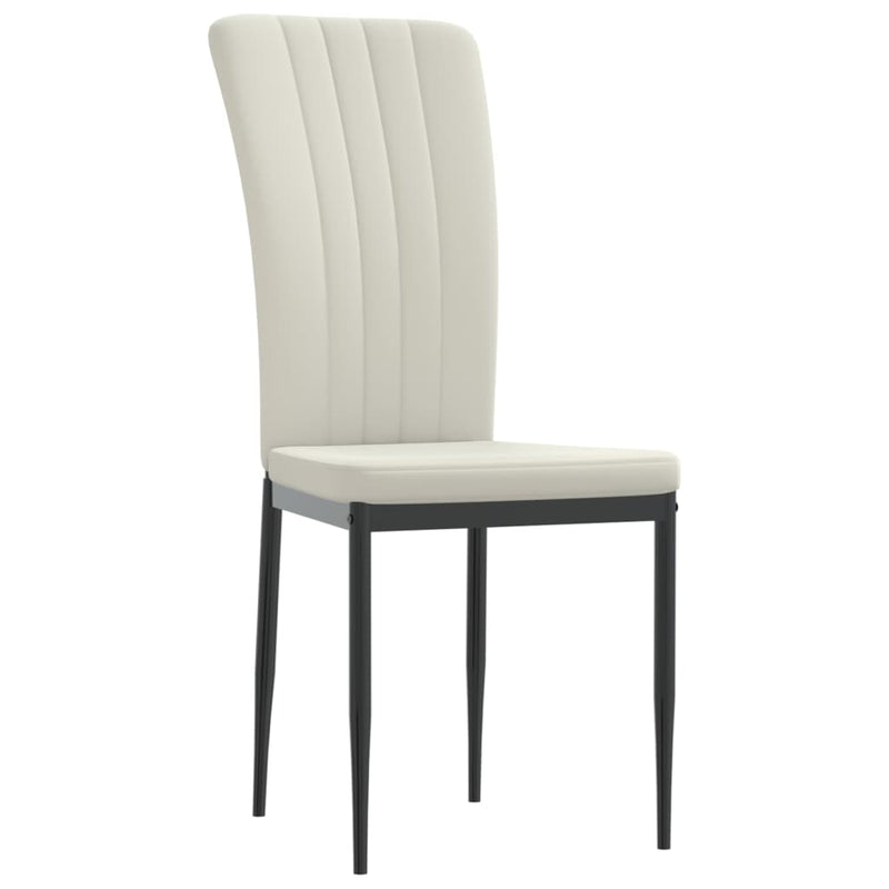 Dining Chairs 4 pcs Cream Velvet Payday Deals