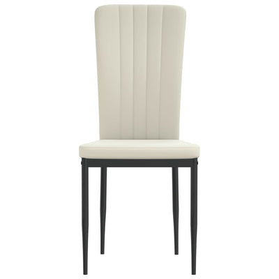 Dining Chairs 4 pcs Cream Velvet Payday Deals