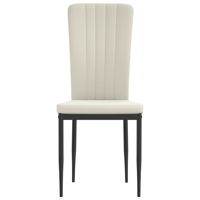 Dining Chairs 4 pcs Cream Velvet Payday Deals
