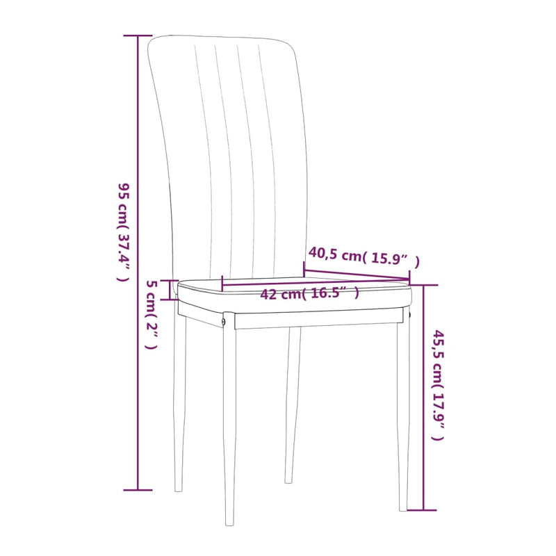 Dining Chairs 4 pcs Cream Velvet Payday Deals