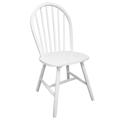 Dining Chairs 4 pcs White Solid Rubber Wood Payday Deals